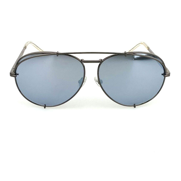 DIFF Koko Eyewear Sunglasses mod. GM-SV22 Mirrored Aviator Gunmetal Oversized main image 7